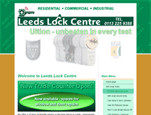 Tablet Screenshot of leedslockcentre.co.uk